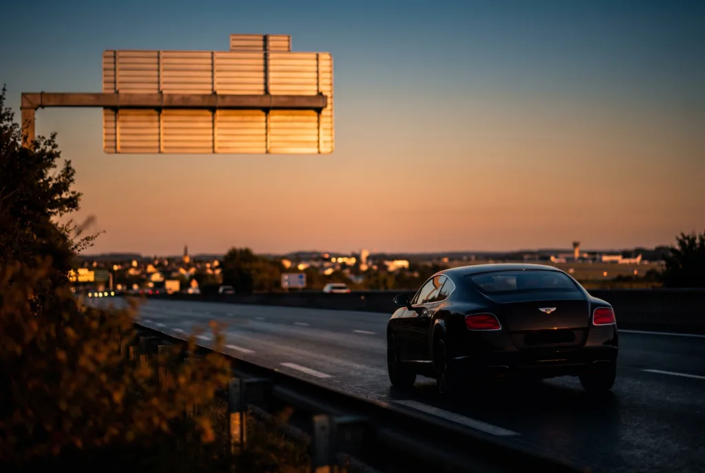 Transfert Le Mans CDG - autoroute panneau Roissy
